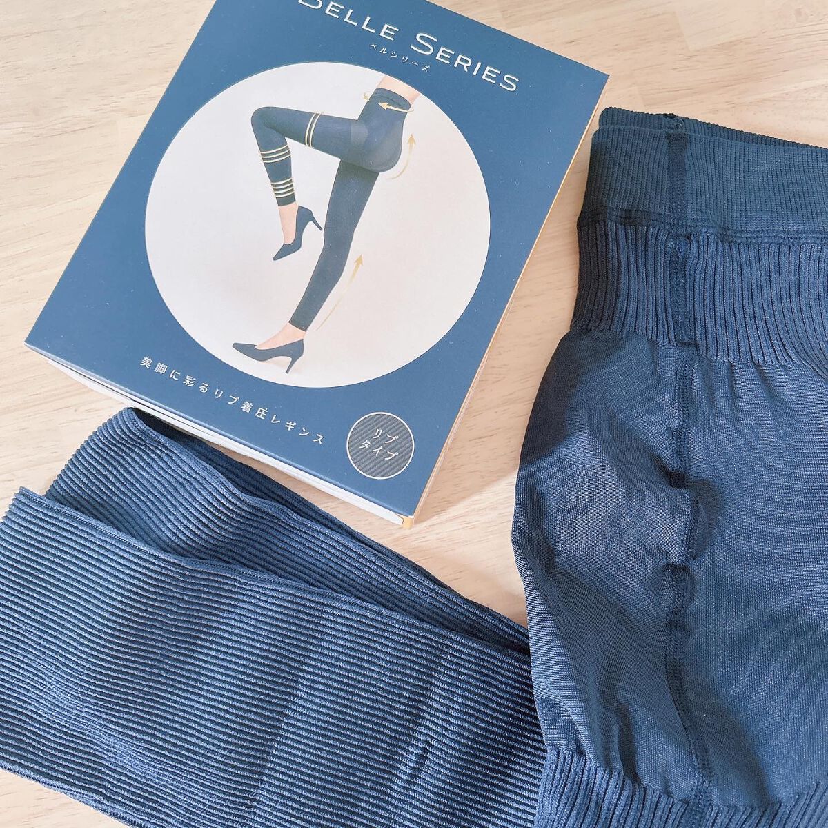 ベルシアーリブステッチ/BELLE SERIES/着圧ソックス・レギンスを使ったクチコミ（1枚目）