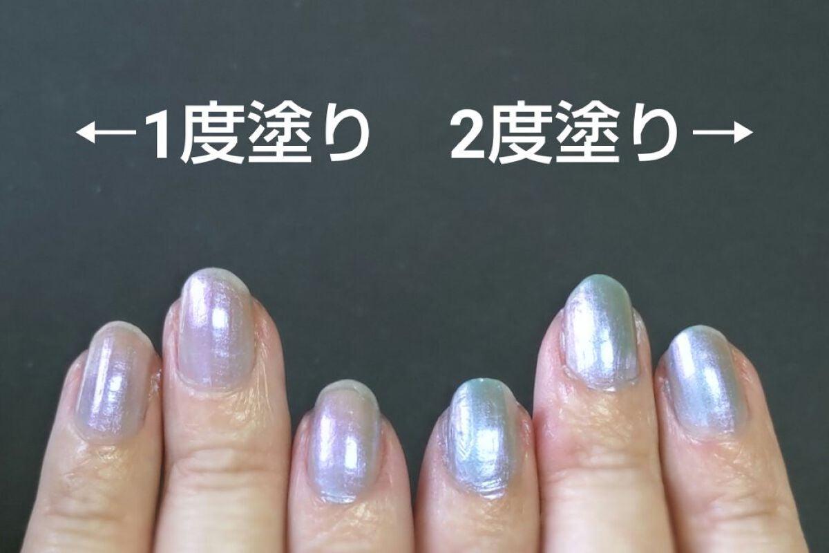 ネイルホリック Sheer pearl color/ネイルホリック/マニキュアを使ったクチコミ(2枚目)