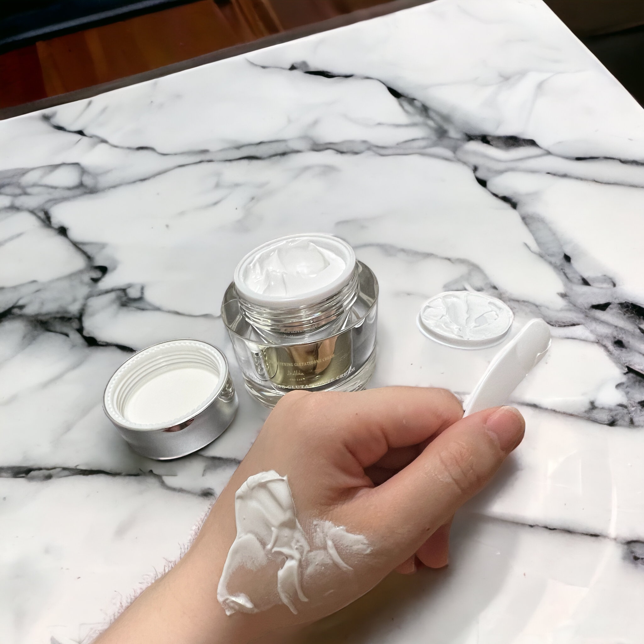 パワーブライトニング グルタチオンクリーム/Dr.Althea/フェイスクリームを使ったクチコミ（3枚目）