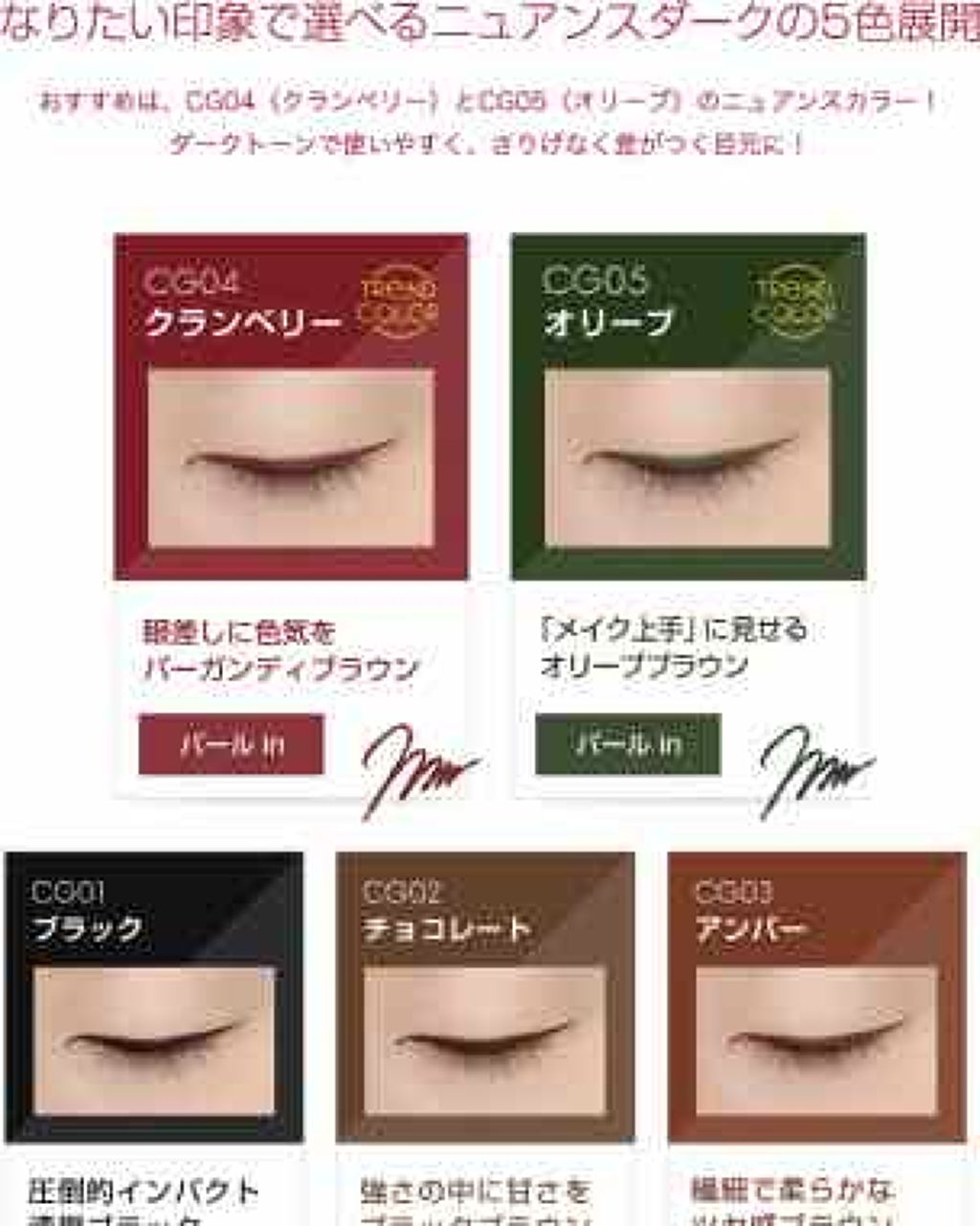 カラーラスティング ジェルライナー/excel/ジェルアイライナーを使ったクチコミ（1枚目）