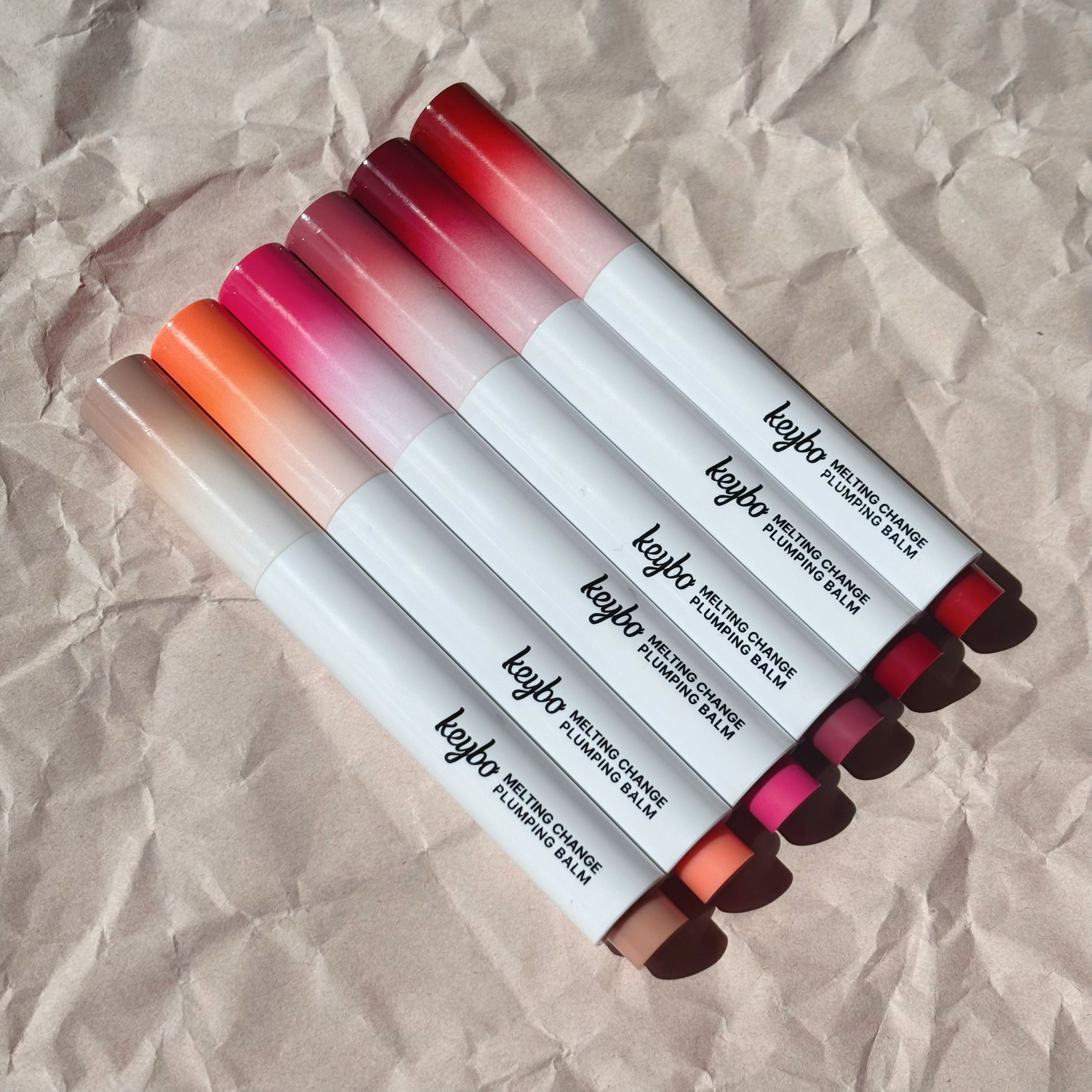 MELTING CHANGE PLUMPING BALM/keybo/口紅を使ったクチコミ（2枚目）