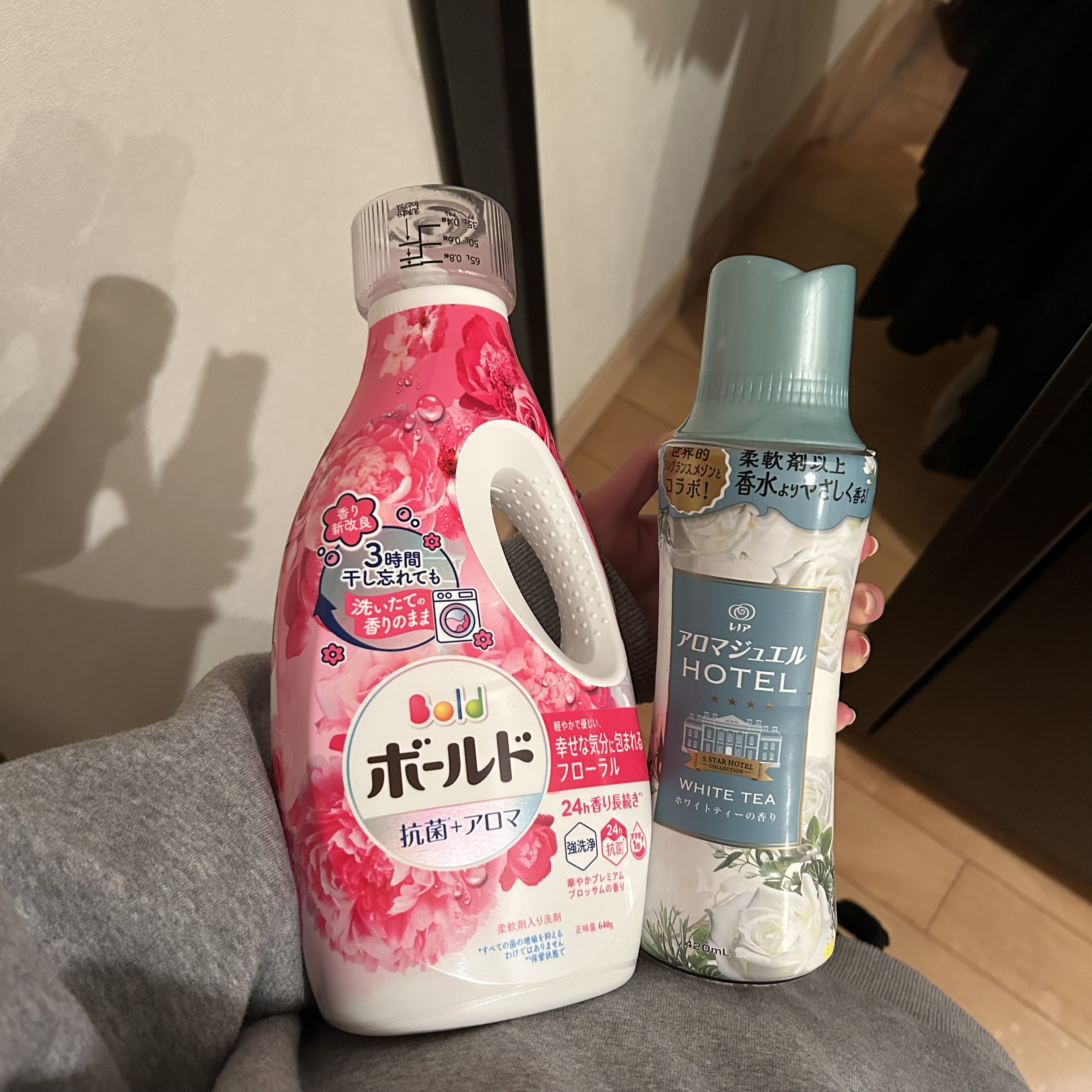 ボールドジェル アロマティックフローラル＆サボンの香り/ボールド/柔軟剤を使ったクチコミ（2枚目）