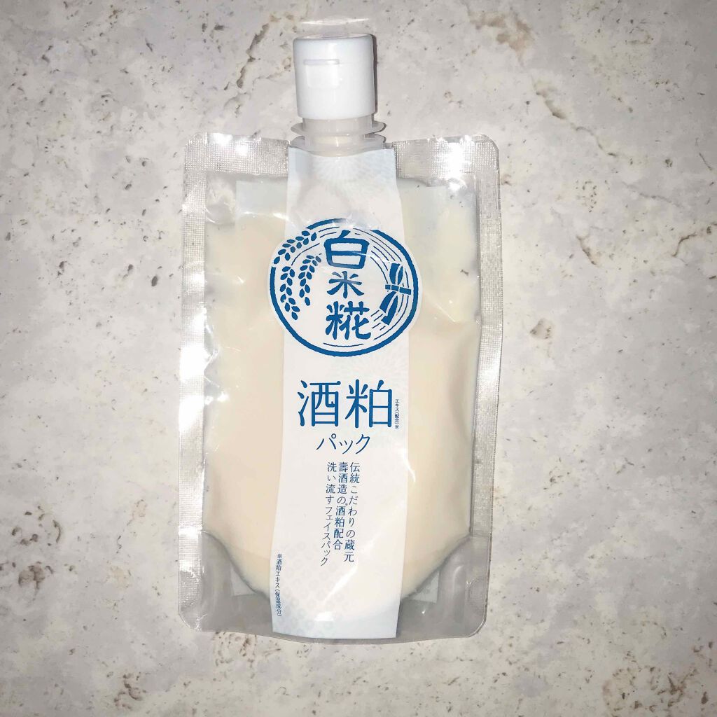 白米糀 酒粕フェイスパック/コスメテックスローランド/シートマスク・パックを使ったクチコミ（1枚目）