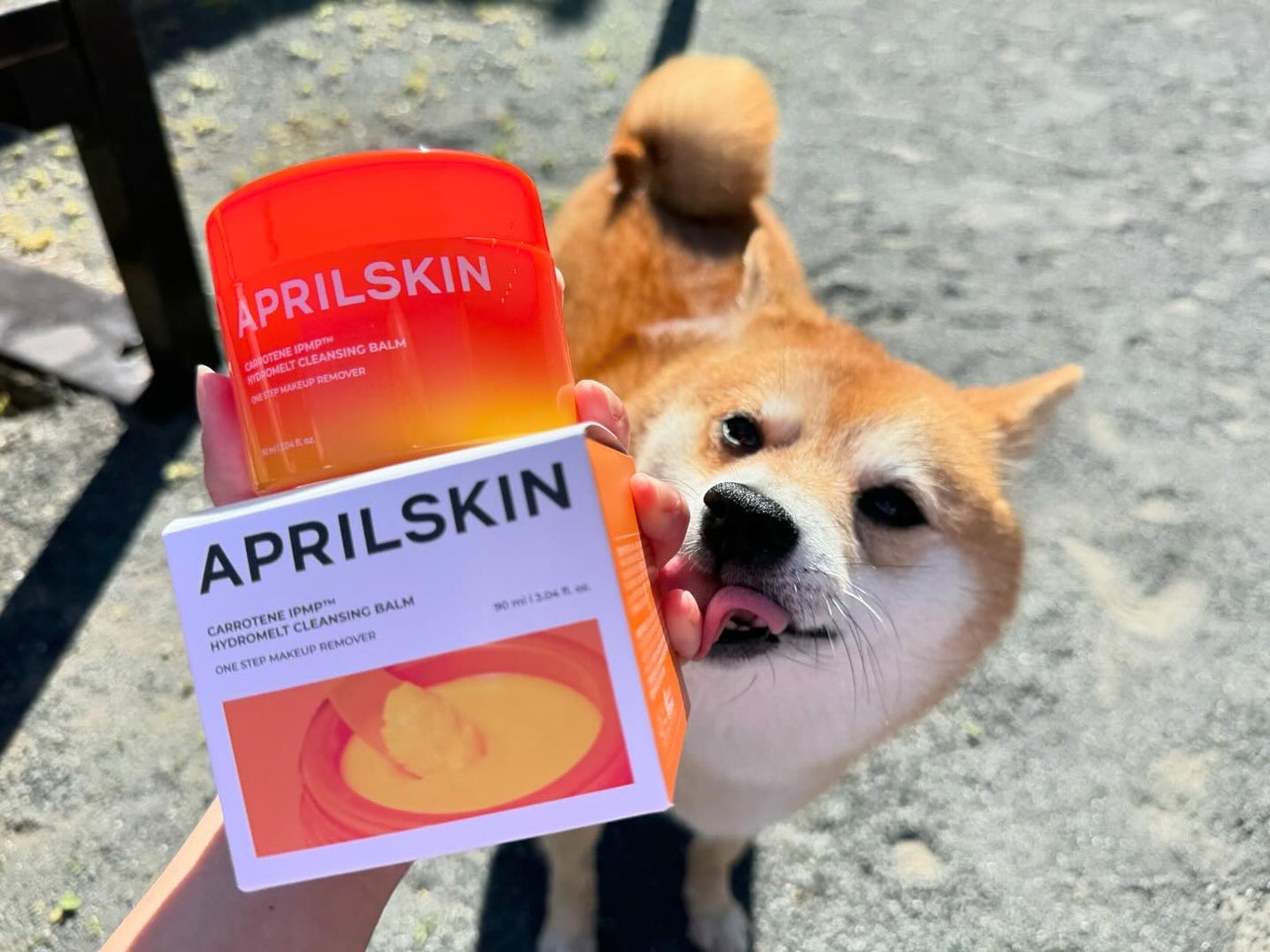 カロテンIPMP(TM) とろけるクレンジングバーム /APRILSKIN/クレンジングバームを使ったクチコミ(1枚目)