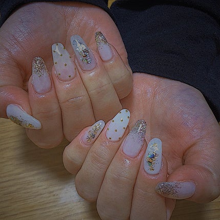 #セルフネイル,#オーロラネイル,#取れないネイル,#夏ネイル,#鮮やか夏ネイルのネイルデザイン