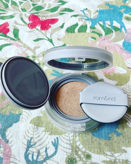 ヌーゼロクッション/rom&nd/クッションファンデーションを使ったクチコミ(2枚目)