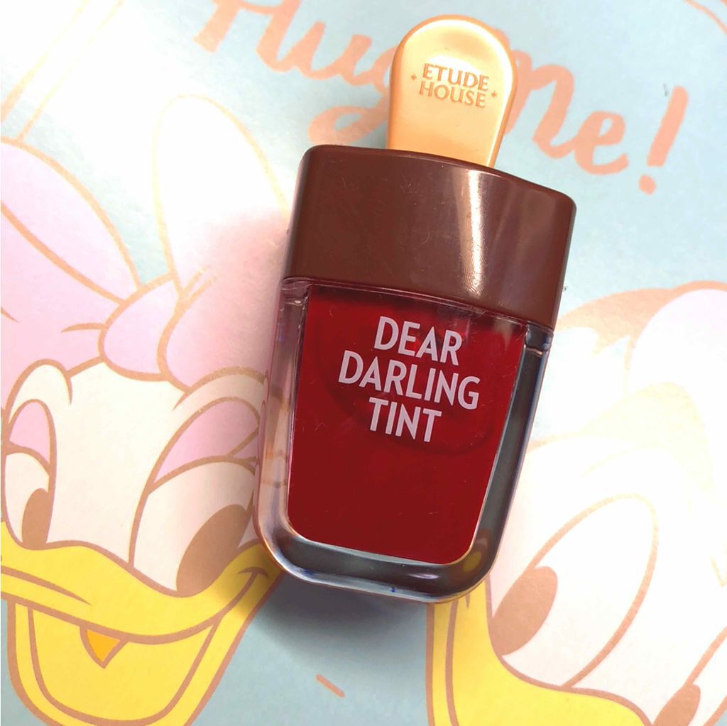 ディアダーリン ウォータージェルティント (アイスティント)/ETUDE/口紅を使ったクチコミ(1枚目)