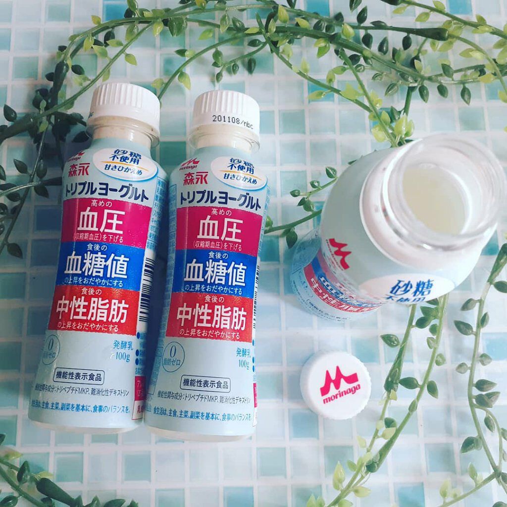 トリプルヨーグルト 砂糖不使用 ドリンクタイプ/森永乳業/飲むヨーグルトを使ったクチコミ（1枚目）