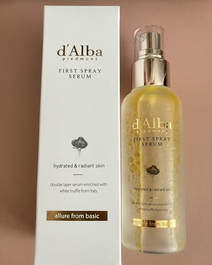 ダルバ ホワイトトリュフファーストスプレーセラム/ダルバ/ミスト状化粧水を使ったクチコミ(1枚目)