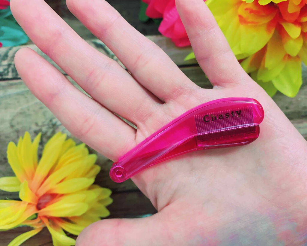 マスカラコーム メタルN(ナチュラル)/チャスティ/その他化粧小物を使ったクチコミ(4枚目)