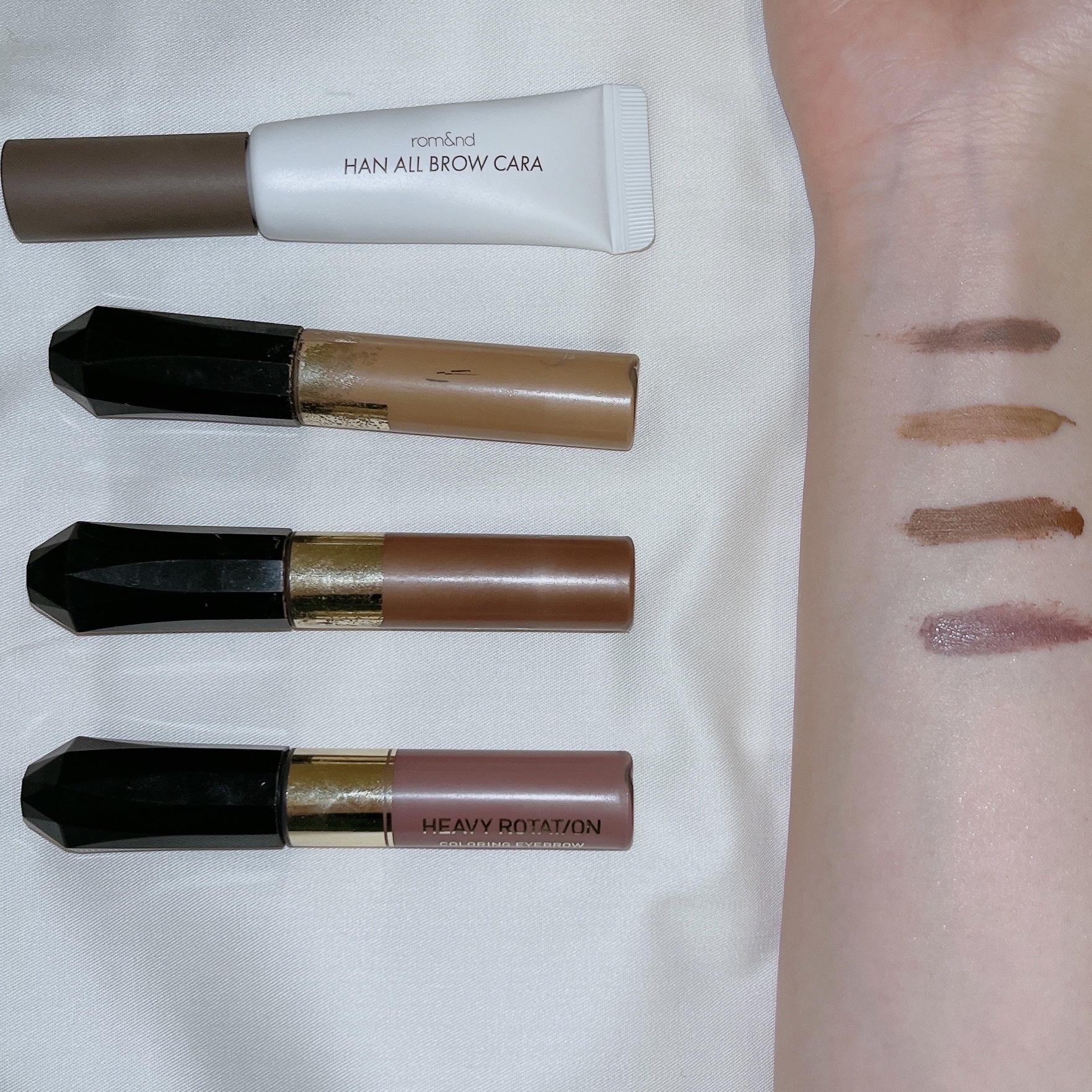 カラーリングアイブロウ/ヘビーローテーション/眉マスカラを使ったクチコミ（3枚目）