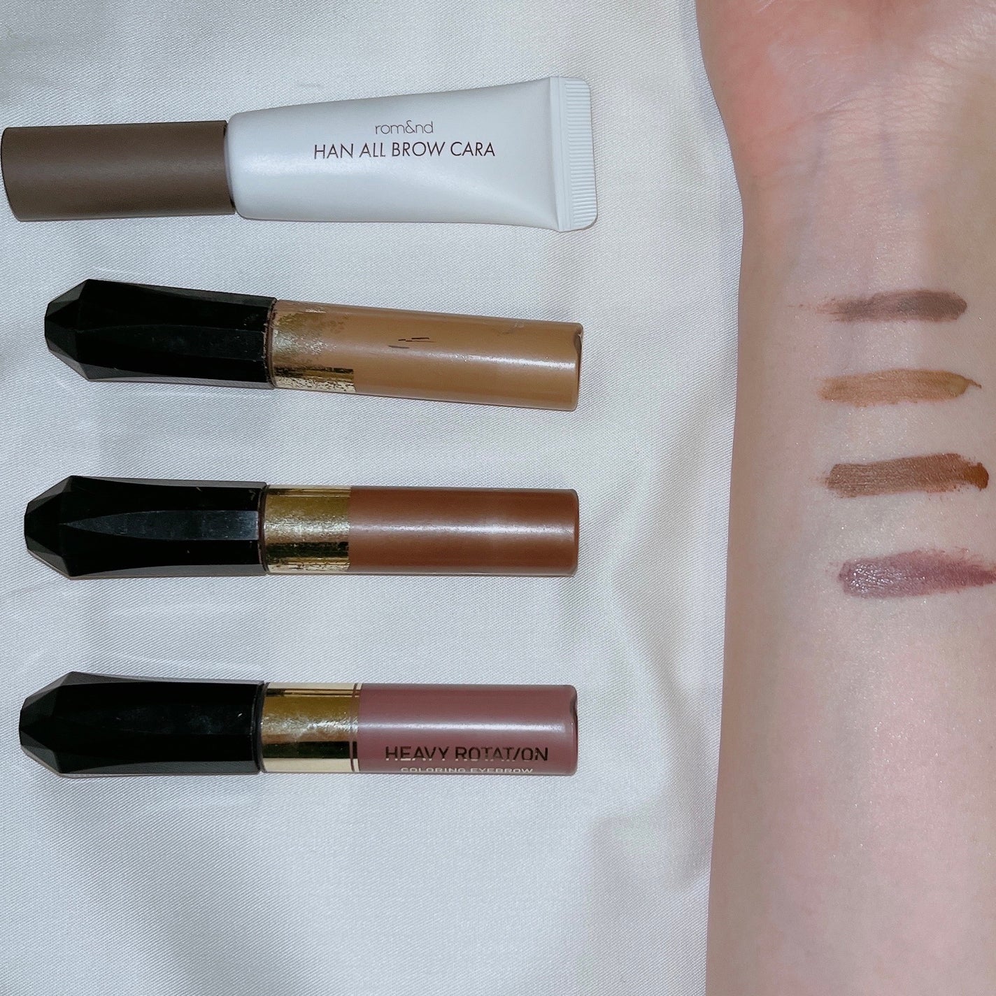 カラーリングアイブロウ/ヘビーローテーション/眉マスカラを使ったクチコミ(3枚目)