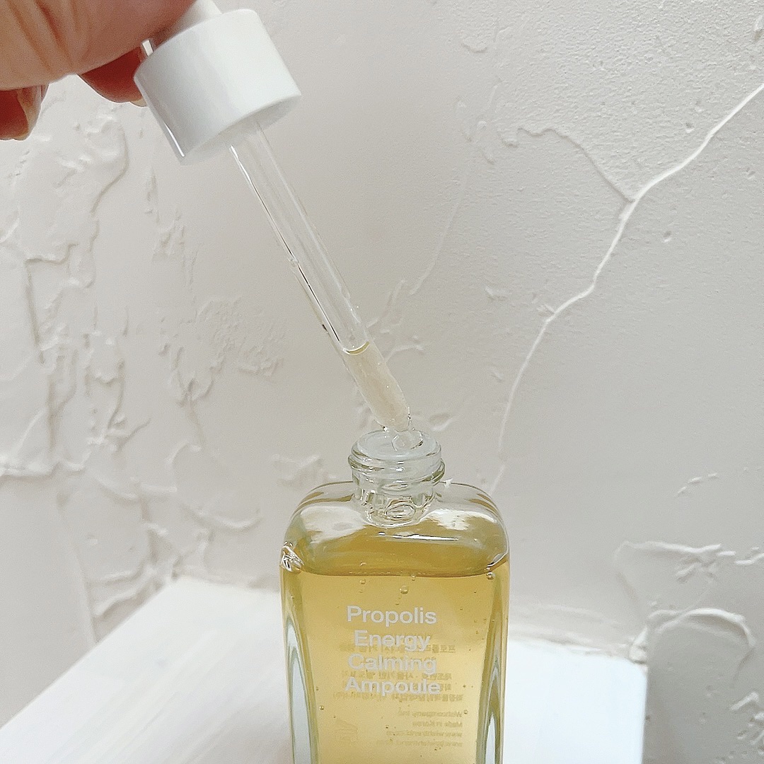 プロポリスエナジーカーミングアンプル/By Wishtrend/美容液を使ったクチコミ（2枚目）