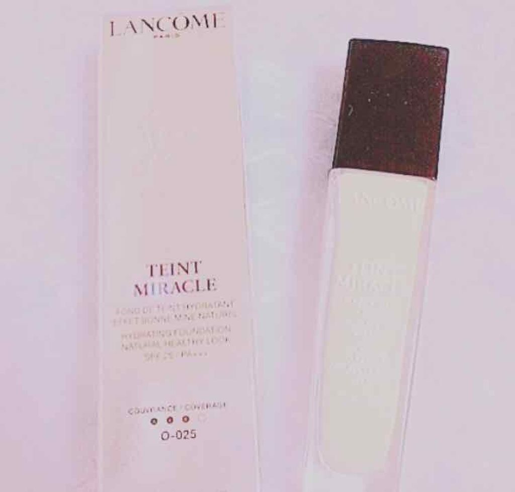 タンミラク リキッド/LANCOME/リキッドファンデーションを使ったクチコミ（1枚目）