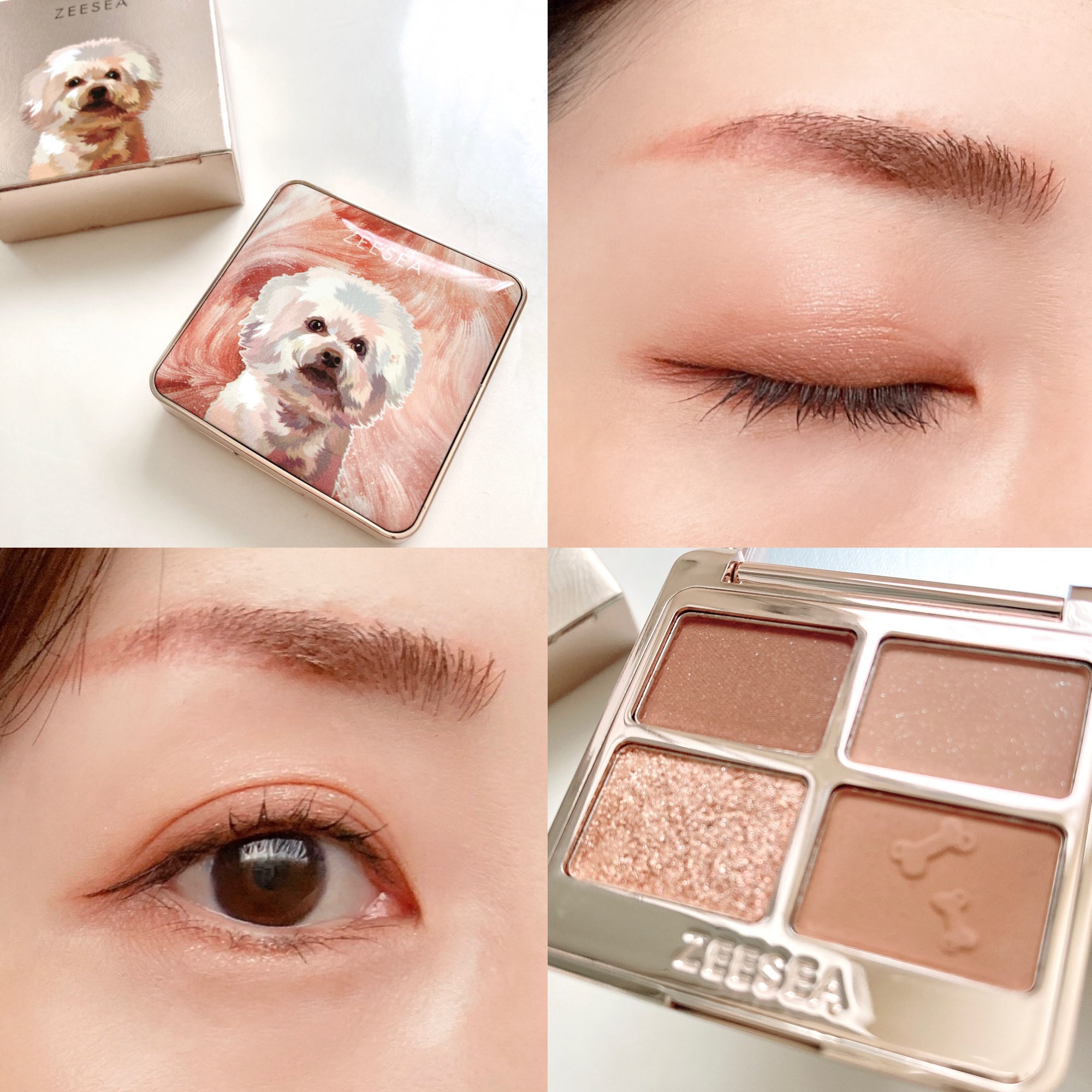 アイシャドウ 新色レビュー】アニマルアイシャドウ(4シェード)｜ZEESEAの口コミ