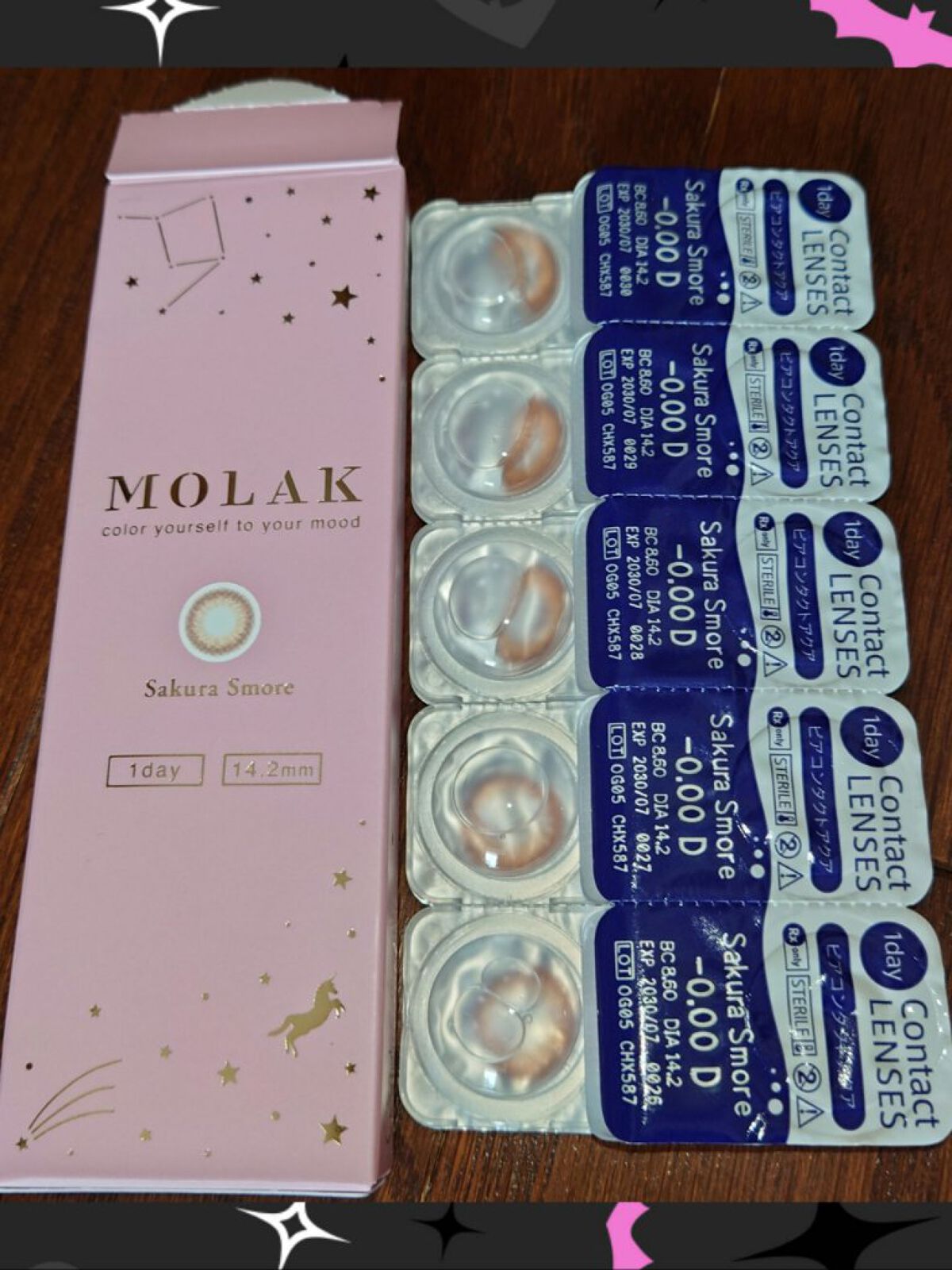 MOLAK 1day サクラスモア/MOLAK/ワンデー（１DAY）カラコンを使ったクチコミ（1枚目）