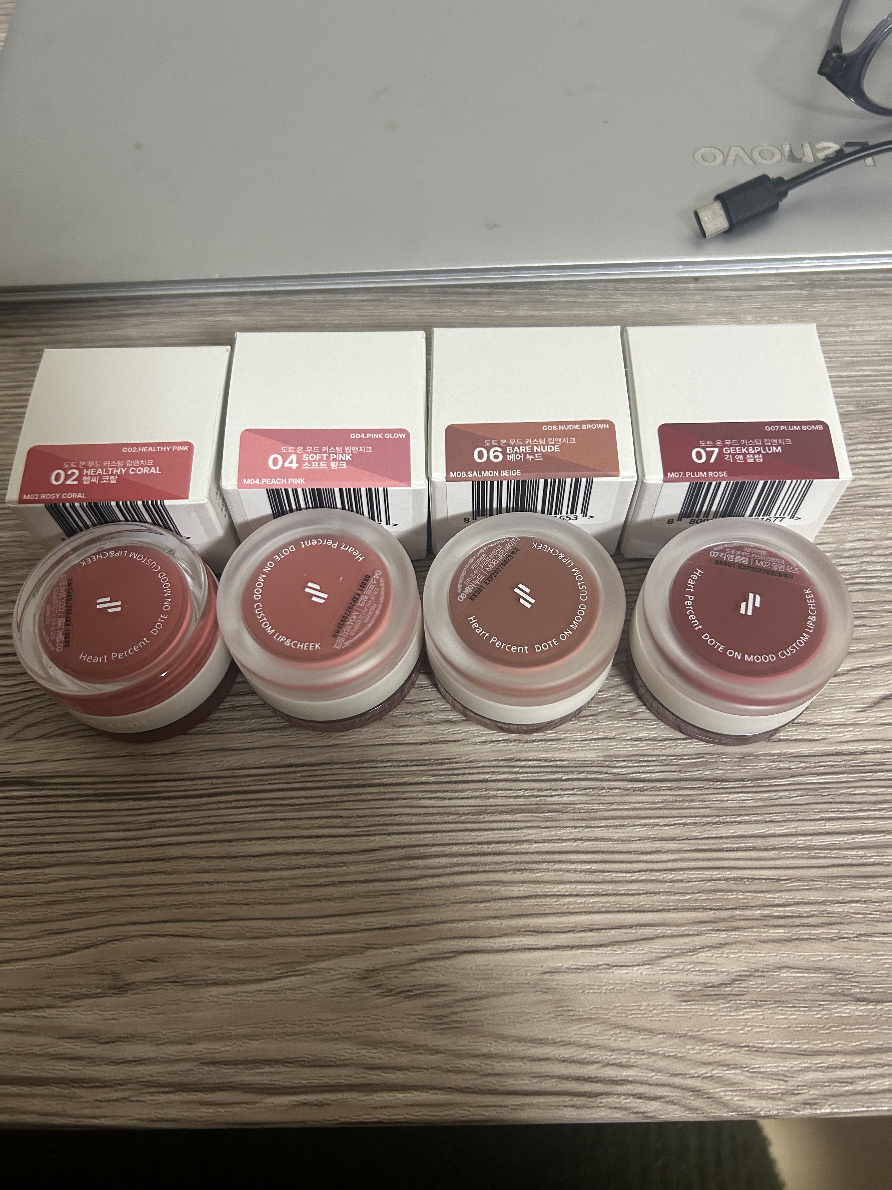 ドットオンムード・カスタム・リップアンドチーク/Heart Percent/ジェル・クリームチークを使ったクチコミ（1枚目）