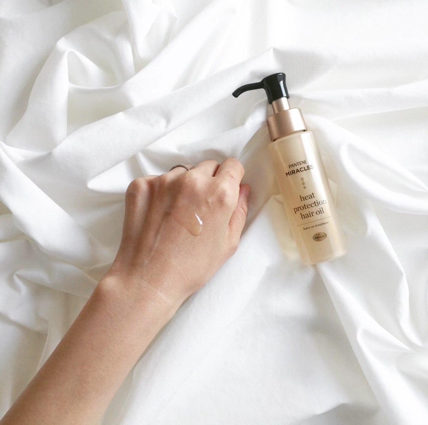 ヒートプロテクション ヘアオイル(洗い流さないトリートメント)/パンテーン/アウトバストリートメントを使ったクチコミ(3枚目)