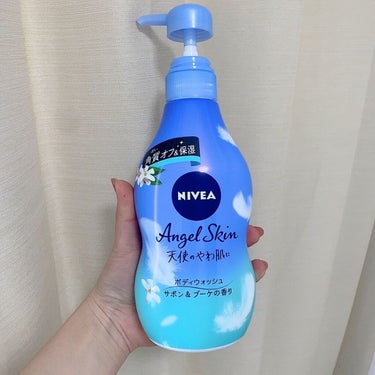 .

☁️ニベア NIVEA
☁️エンジェルスキン ボディウォッシュ

しばらく使ってみましたが、泡立ちも良く使用感も好き◎
乾燥も気にならないし使いやすい！
肌のざらつきが改善される効果は今のところま