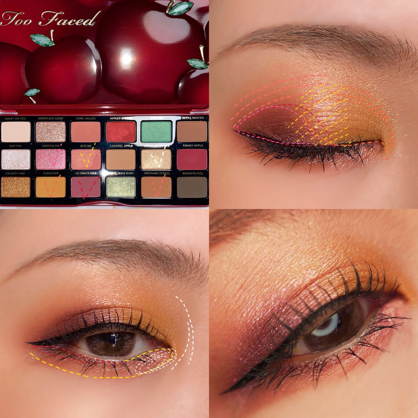 Appley In Love/Too Faced/アイシャドウパレットを使ったクチコミ(4枚目)