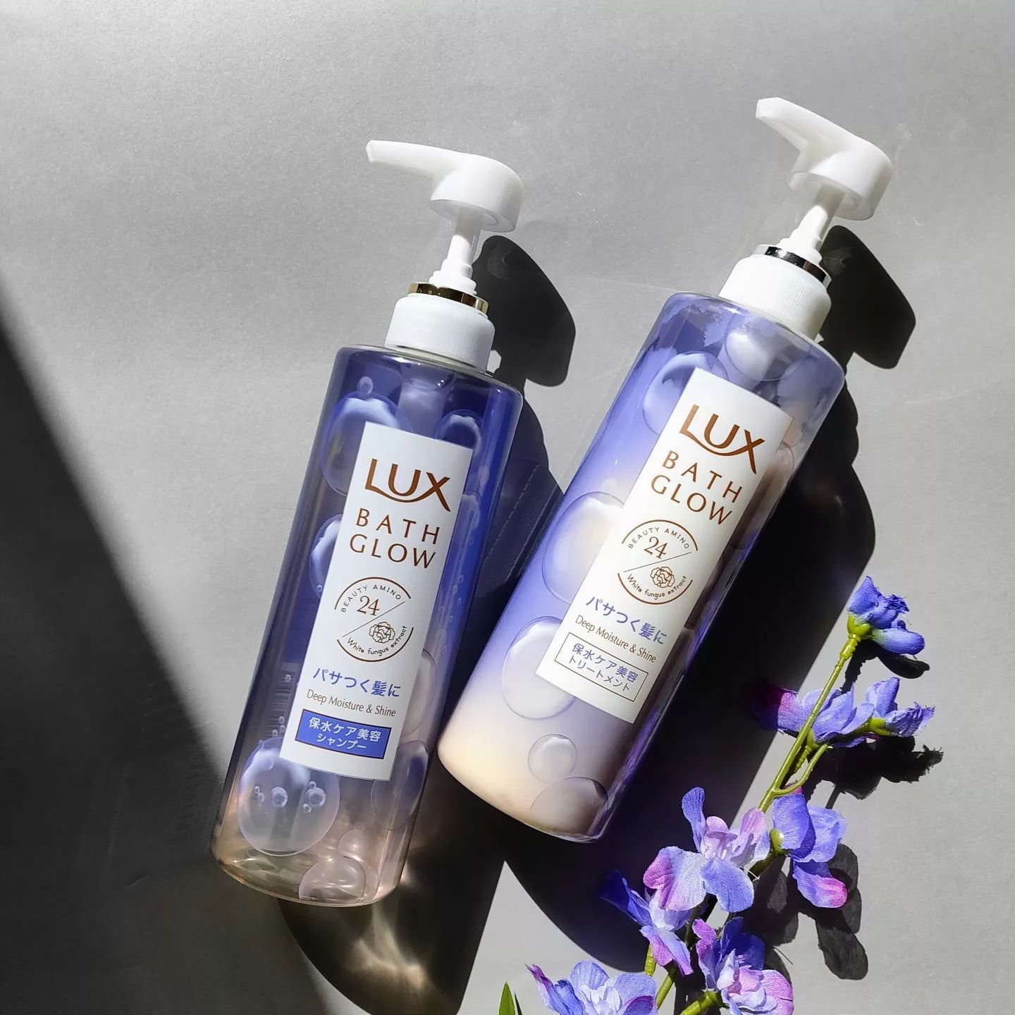 バスグロウ ディープモイスチャー&シャイン シャンプー/トリートメント/LUX/市販シャンプーを使ったクチコミ（1枚目）