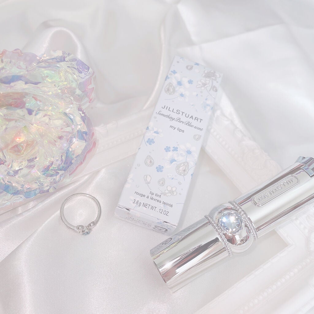サムシングピュアブルー セント マイリップス/JILL STUART/口紅を使ったクチコミ(4枚目)