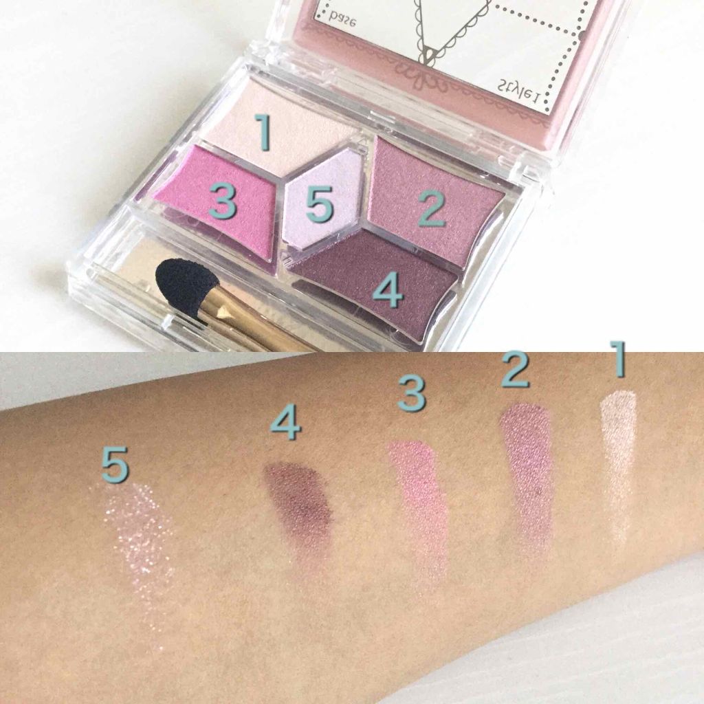 【旧品】パーフェクトスタイリストアイズ/キャンメイク/アイシャドウパレットを使ったクチコミ(4枚目)