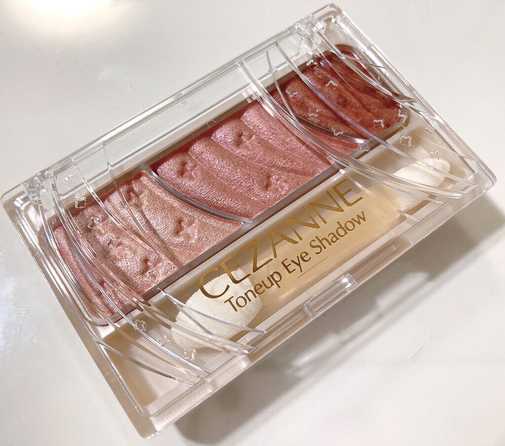 トーンアップアイシャドウ/CEZANNE/アイシャドウパレットを使ったクチコミ(1枚目)