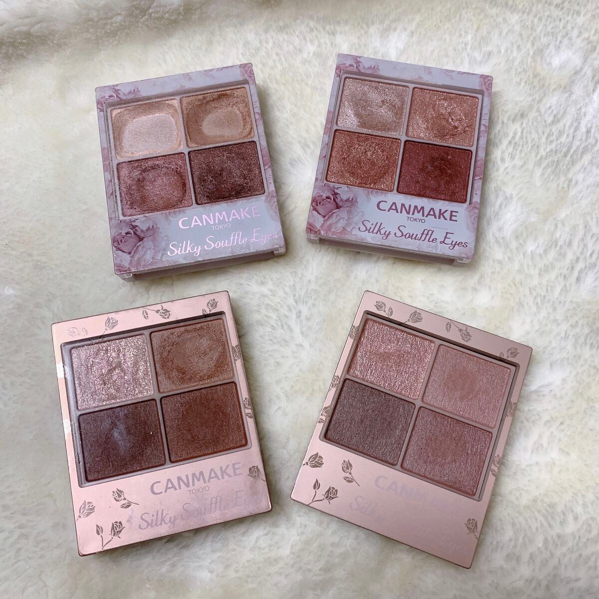 シルキースフレアイズ/キャンメイク/アイシャドウパレットを使ったクチコミ(1枚目)