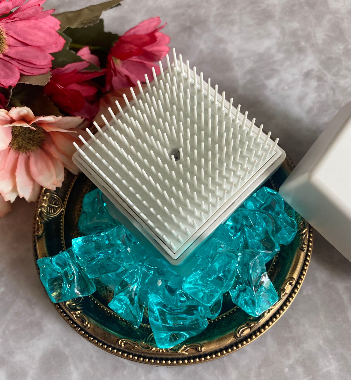 スクエアイオンブラシ/SALONIA/ヘアブラシを使ったクチコミ(2枚目)