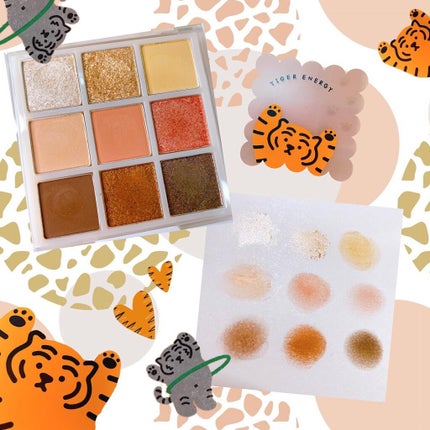 ムジークタイガープレイカラーアイズ/ETUDE/アイシャドウパレットを使ったクチコミ(6枚目)