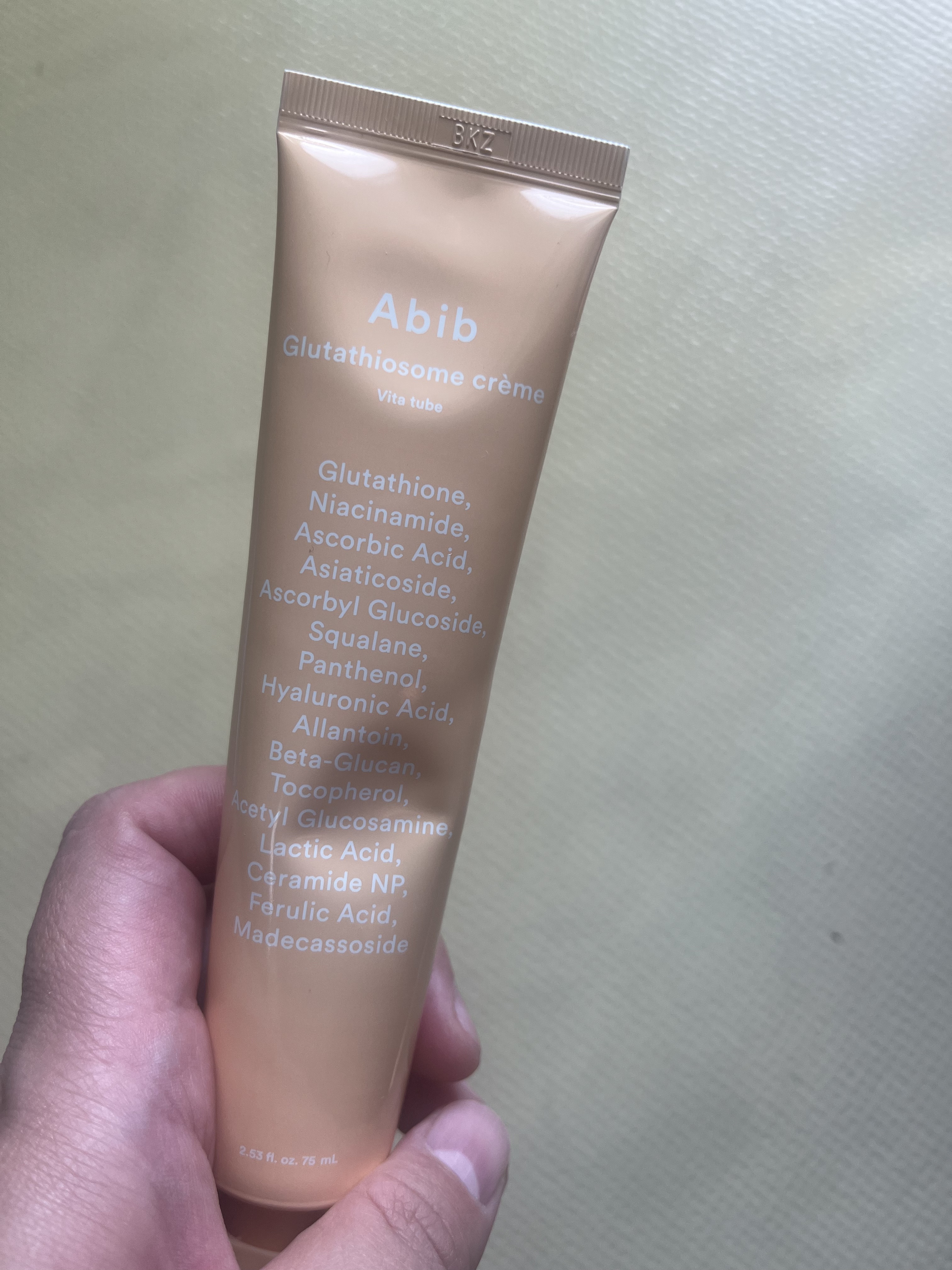 アビブ　グルタチオンソームクリームビタチューブ/Abib /フェイスクリームを使ったクチコミ（1枚目）