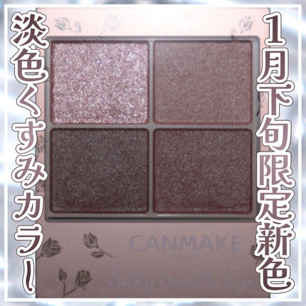 シルキースフレアイズ(マットタイプ)/キャンメイク/アイシャドウパレットを使ったクチコミ(1枚目)