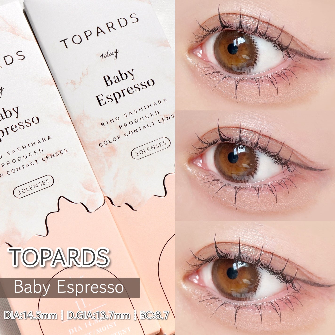 TOPARDS 1day/TOPARDS/ワンデー(1DAY)カラコンを使ったクチコミ(2枚目)