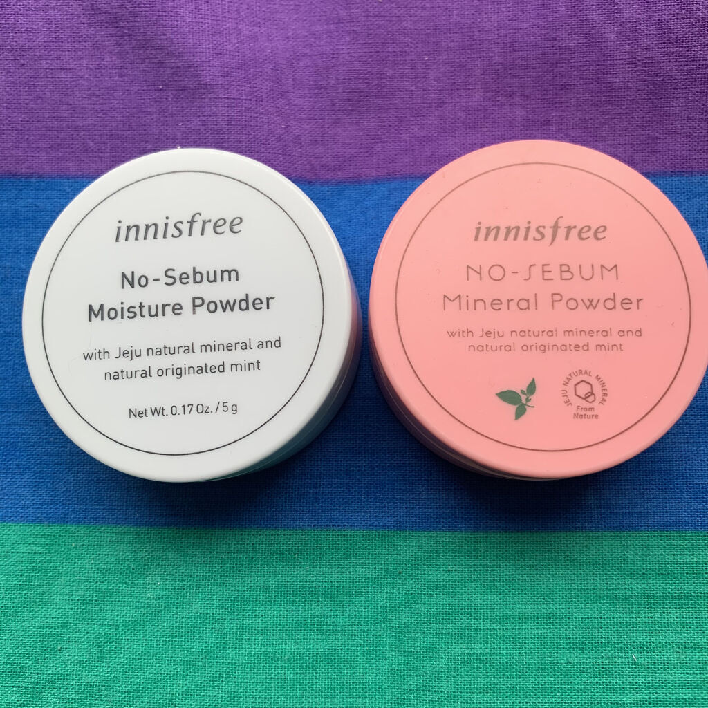 ノーセバム モイスチャーパウダー/innisfree/プレストパウダーを使ったクチコミ（2枚目）