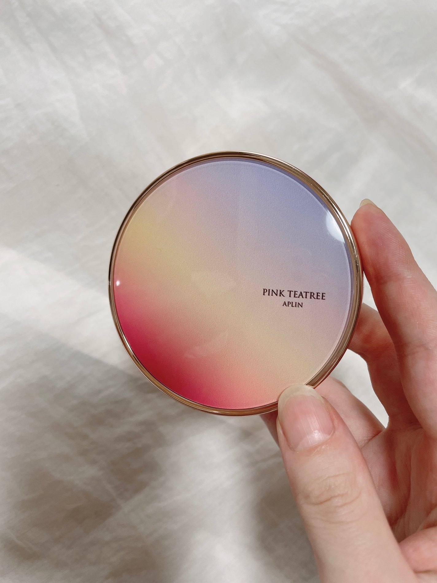ピンクティーツリーカバーアップグロウクッション/APLIN/クッションファンデーションを使ったクチコミ(1枚目)