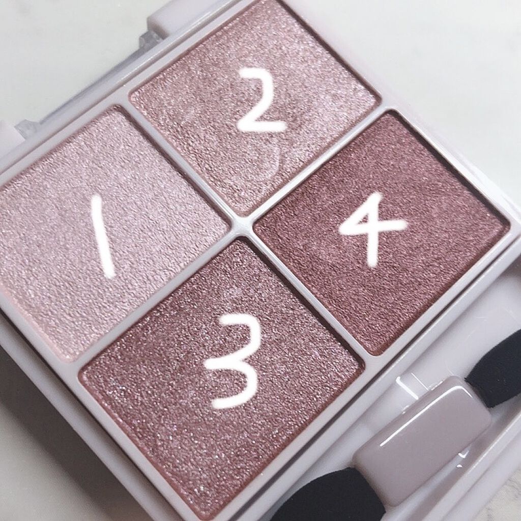 シルキースフレアイズ/キャンメイク/アイシャドウパレットを使ったクチコミ（2枚目）