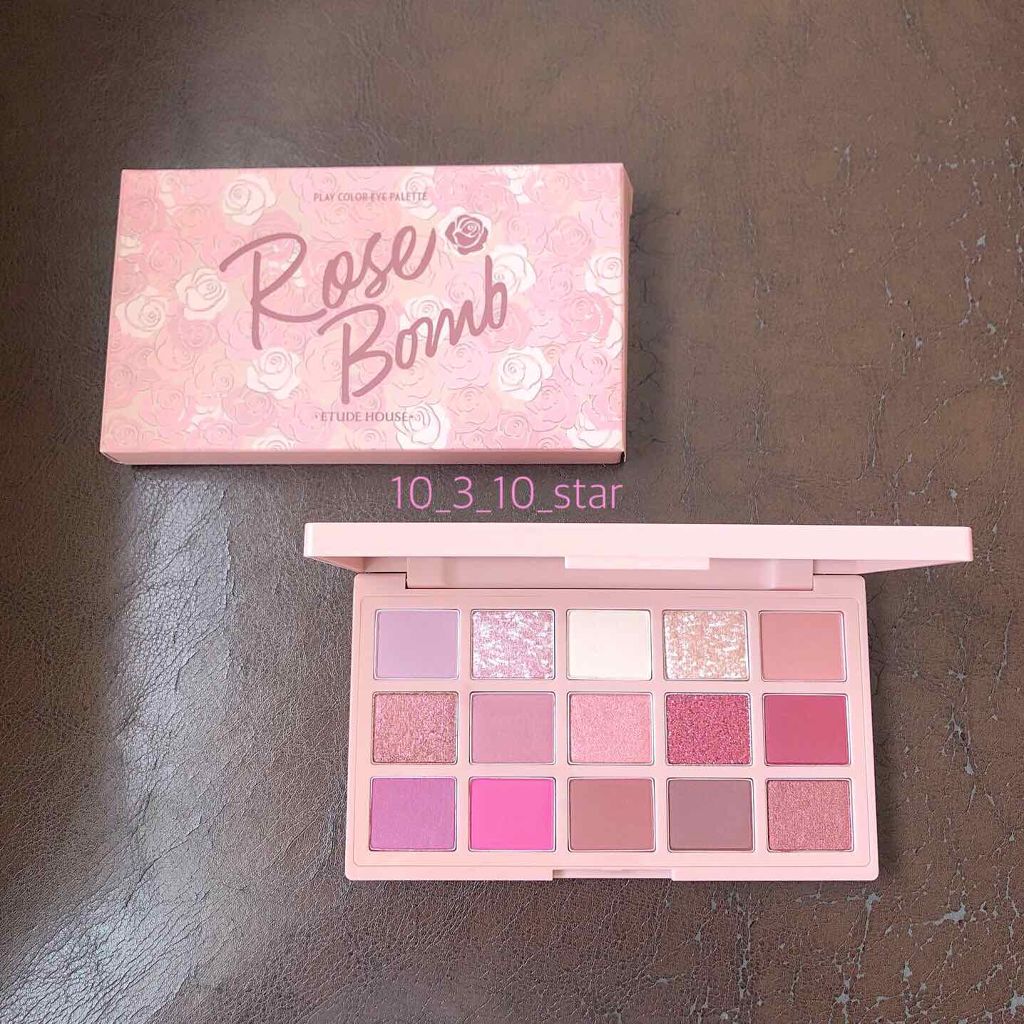 プレイカラーアイパレット ローズボム/ETUDE/アイシャドウパレットを使ったクチコミ(3枚目)