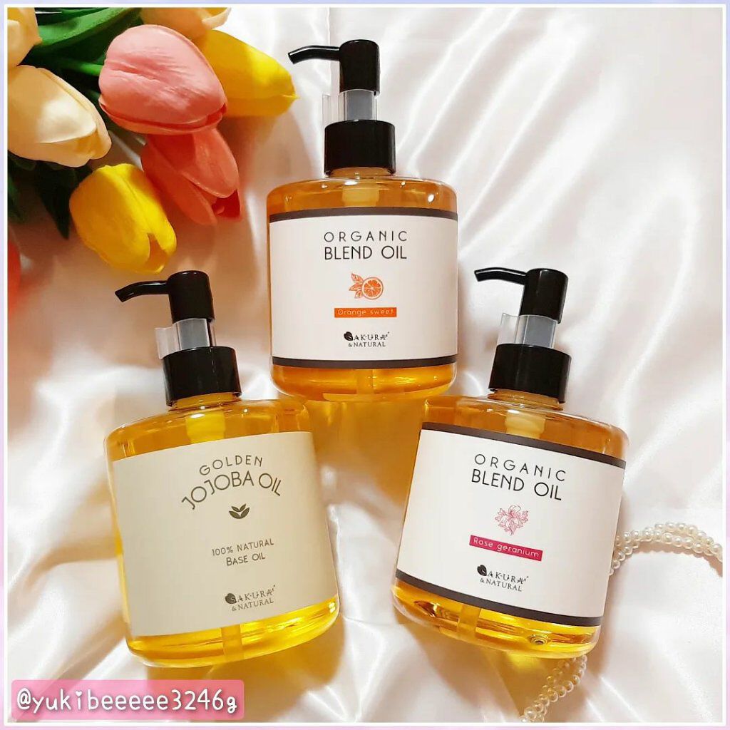 ゴールデンホホバオイル/SAKURA&NATURAL/ボディオイルを使ったクチコミ(1枚目)