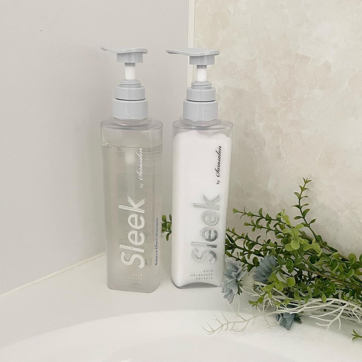 バランスエフェクトシャンプー／トリートメント/スリーク by サラサロン/市販シャンプーを使ったクチコミ（1枚目）
