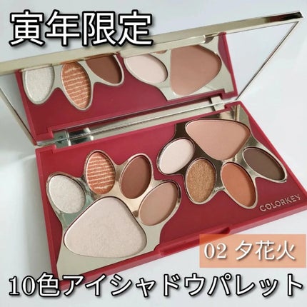 トラ十色アイシャドウパレット/COLORKEY/アイシャドウパレットを使ったクチコミ(1枚目)