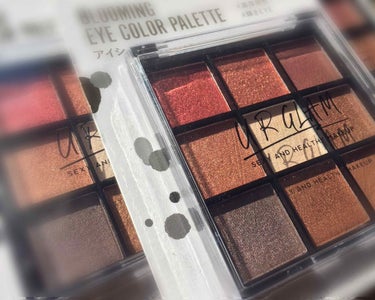 UR GLAM　BLOOMING EYE COLOR PALETTE/U R GLAM/パウダーアイシャドウを使ったクチコミ（1枚目）