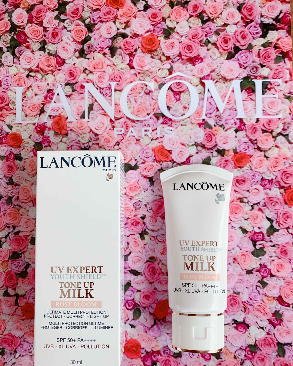 UV エクスペール トーン アップ ローズ/LANCOME/日焼け止め・UVケアを使ったクチコミ（2枚目）