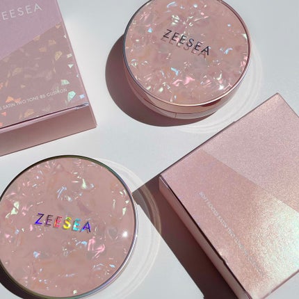ZEESEA メタバースピンクシリーズ ソフトフォーカスツートンBBクッション/ZEESEA/クッションファンデーションを使ったクチコミ(6枚目)