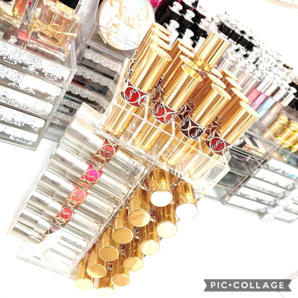 ルージュ ヴォリュプテ シャイン/YVES SAINT LAURENT BEAUTE/口紅を使ったクチコミ(1枚目)