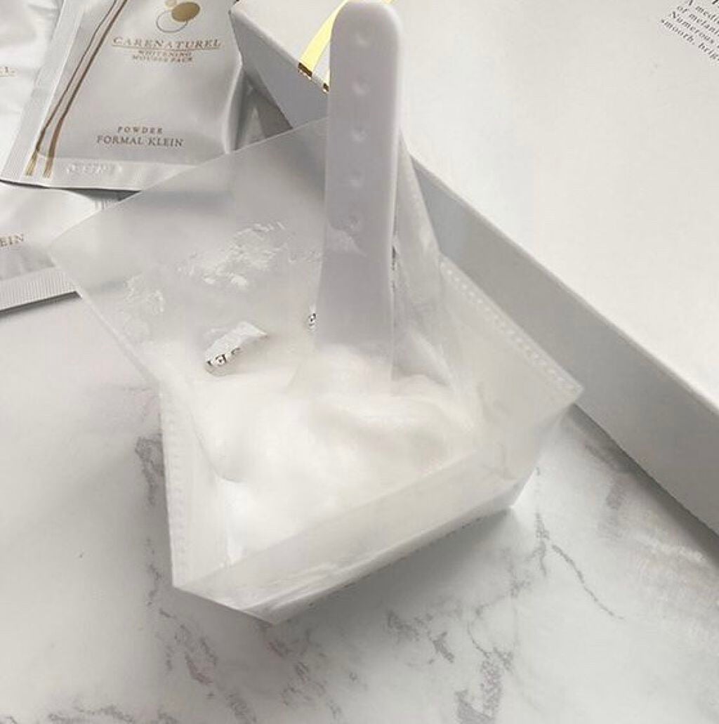 Rie_beauty on LIPS 「\流行りの炭酸しゅわしゅわパック/ケアナチュレル炭酸ホワイトニ..」(5枚目)