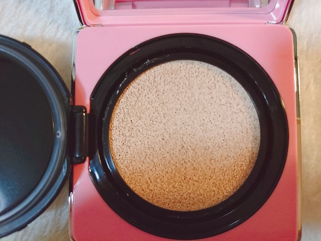 チェリーブロッサム ウォータークッション/CORINGCO/クッションファンデーションを使ったクチコミ(4枚目)