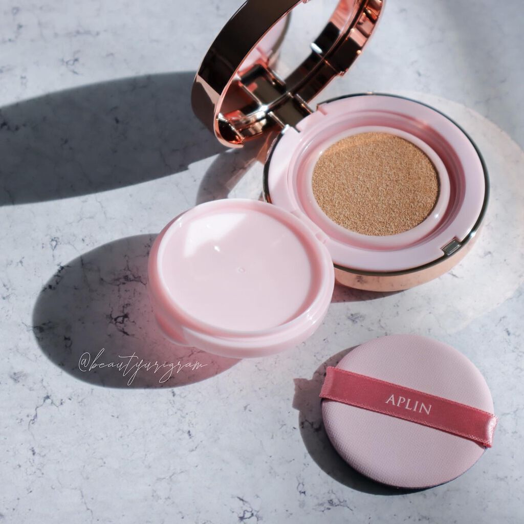 ピンクティーツリーカバークッション/APLIN/クッションファンデーションを使ったクチコミ（2枚目）