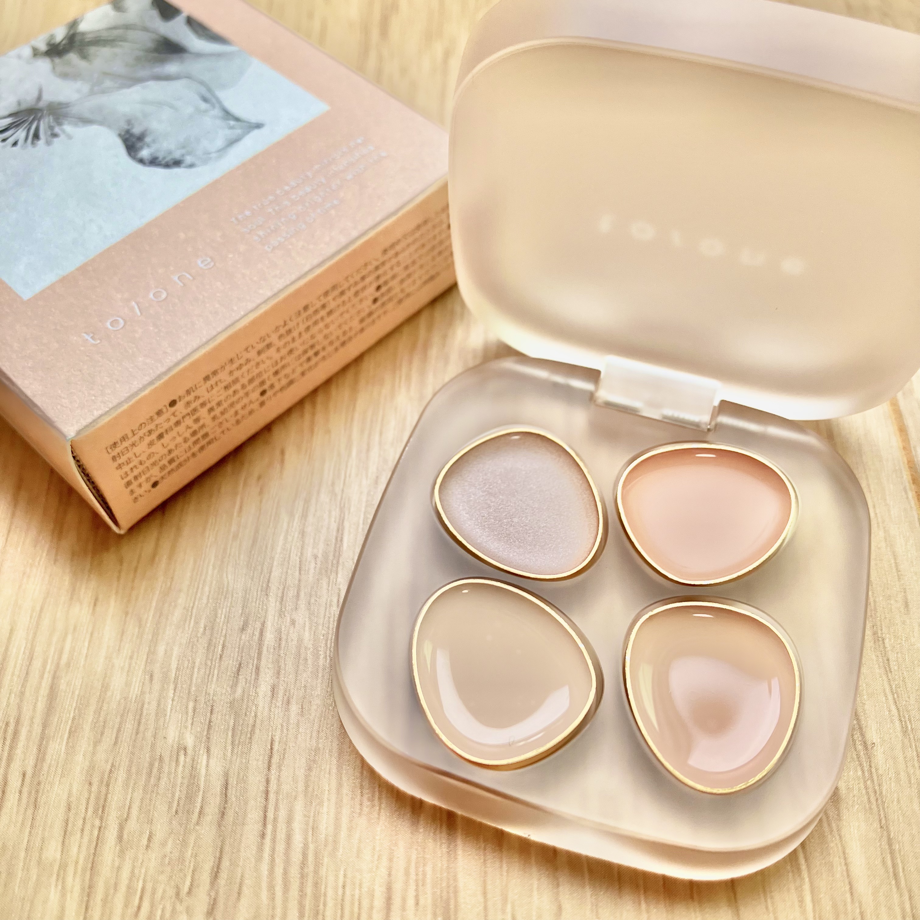 トーン ペタル フロート フローレス タッチ/to/one/パレットコンシーラーを使ったクチコミ（1枚目）