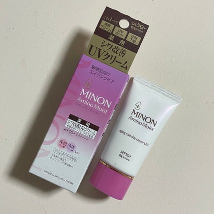 ミノン アミノモイスト エイジングケア デイクリームUV/ミノン/日焼け止めクリームを使ったクチコミ(1枚目)